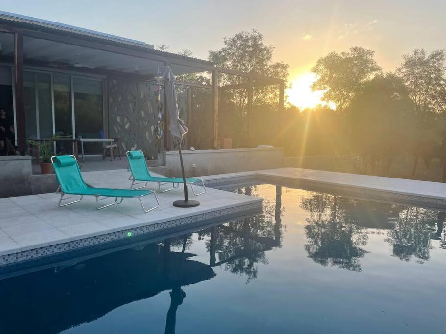 Casa Con Piscina Y Mirador Privado En San Marcos Sierras Villa Екстериор снимка